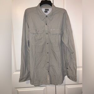 Men's insect shield exofficio tan shirt